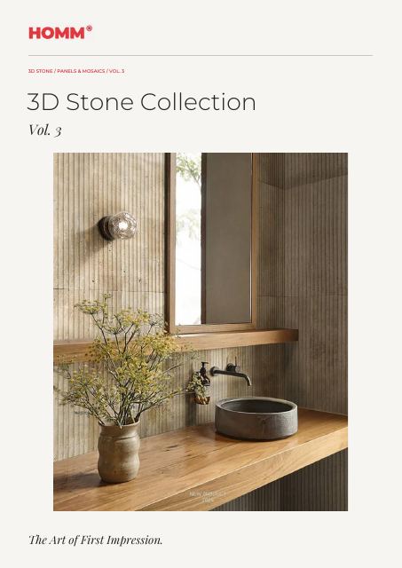 3D Stone Collection catalogue cover