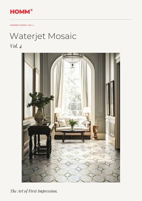 Waterjet Mosaic catalogue cover